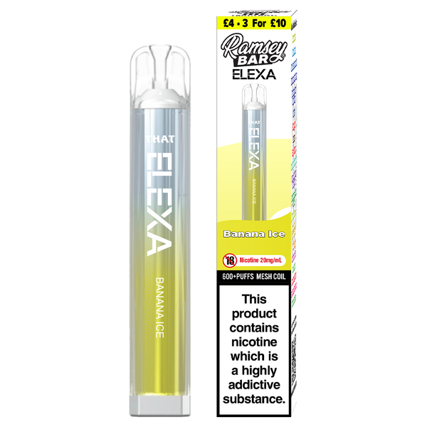 Ramsey Bar Elexa Disposable Vape Device 20mg