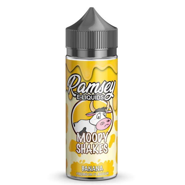 Ramsey E-Liquids Moody Shakes: Banana 0mg 100ml Short Fill E-Liquid