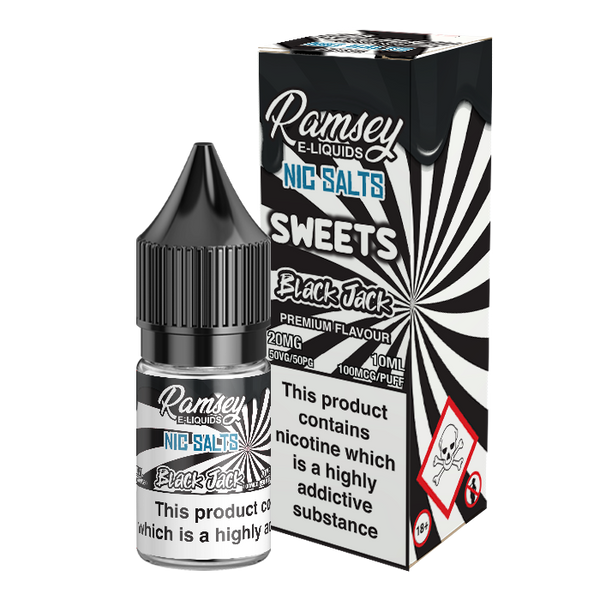 Ramsey E-Liquids Black Jack 10ml Nic Salt