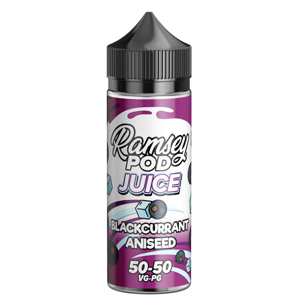 Ramsey Pod Juice Blackcurrant Aniseed 100ml Short Fill