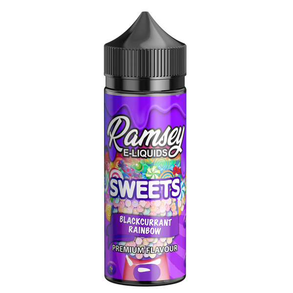 Blackcurrant Rainbow by Ramsey E-liquids 100ml Short Fill 0mg