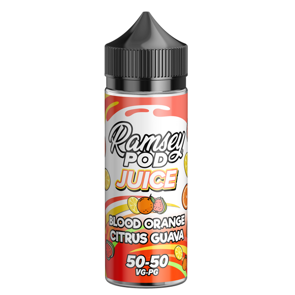 Ramsey Pod Juice Blood Orange Citrus Guava 100ml Short Fill