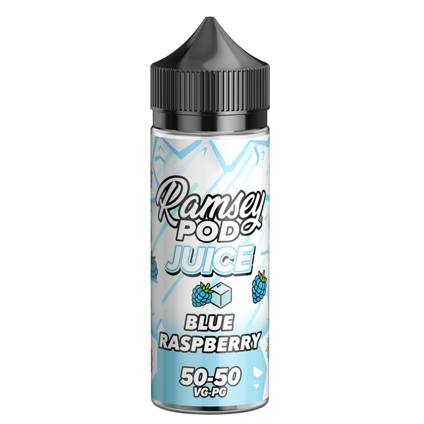 Ramsey Pod Juice Blue Raspberry On Ice 100ml Short Fill