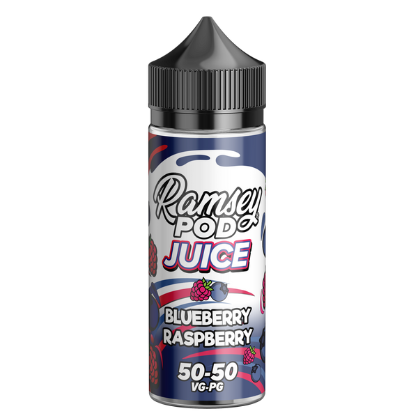 Ramsey Pod Juice Blueberry Raspberry 100ml Short Fill