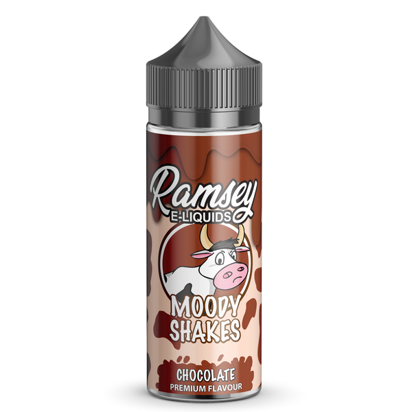 Ramsey E-Liquids Moody Shakes: Chocolate 0mg 100ml Short Fill E-Liquid