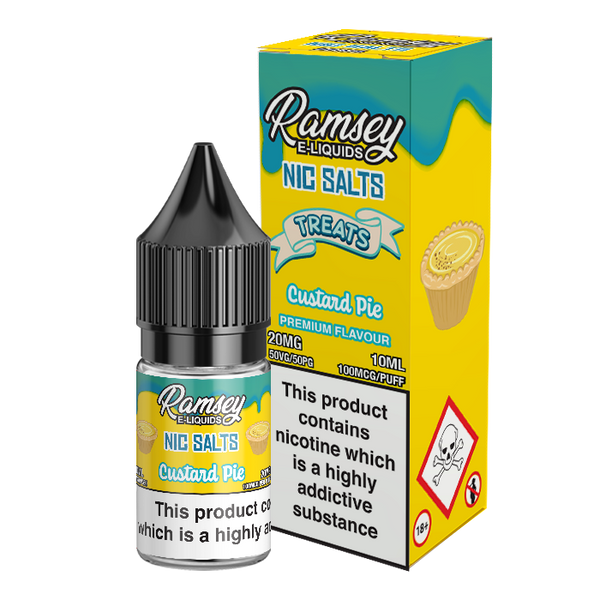 Ramsey E-Liquids Custard Pie 10ml Nic Salt