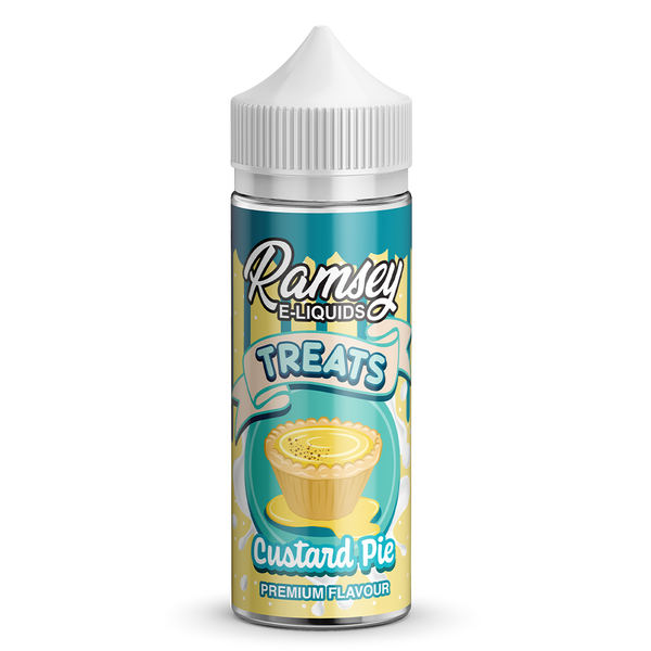 Ramsey E-Liquids Treats: Custard Pie 0mg 100ml Short Fill E-Liquid