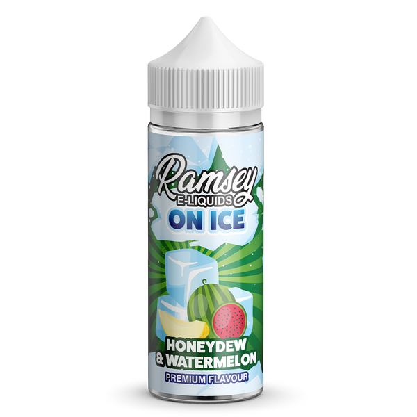 Ramsey E-Liquids On Ice: Honeydew & Watermelon 0mg 100ml Short Fill E-Liquid