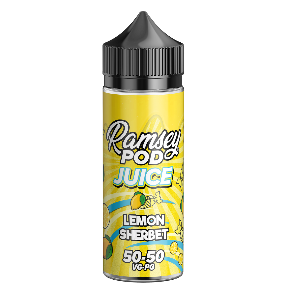 lemon sherbet vape juice Ramsey Pod Juice Lemon Sherbet 100ml Short Fill