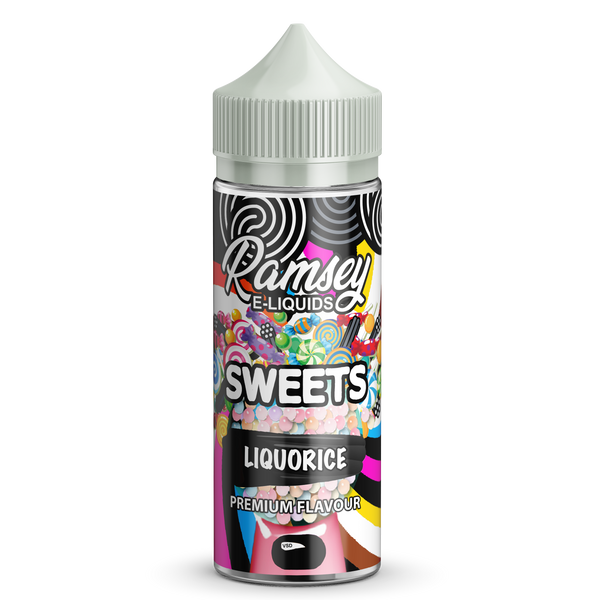 Ramsey E-Liquids Sweets: Licorice 0mg 100ml Short Fill E-Liquid