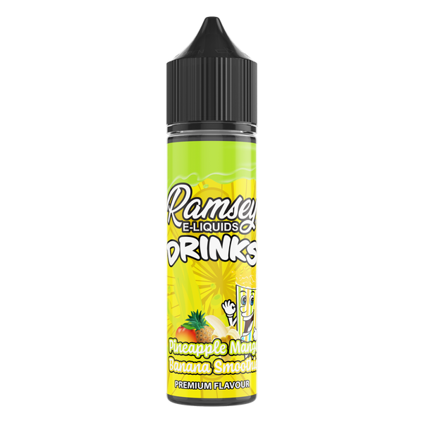 Ramsey E-Liquids Drinks Pineapple Mango Banana Smoothie 50ml Short Fill