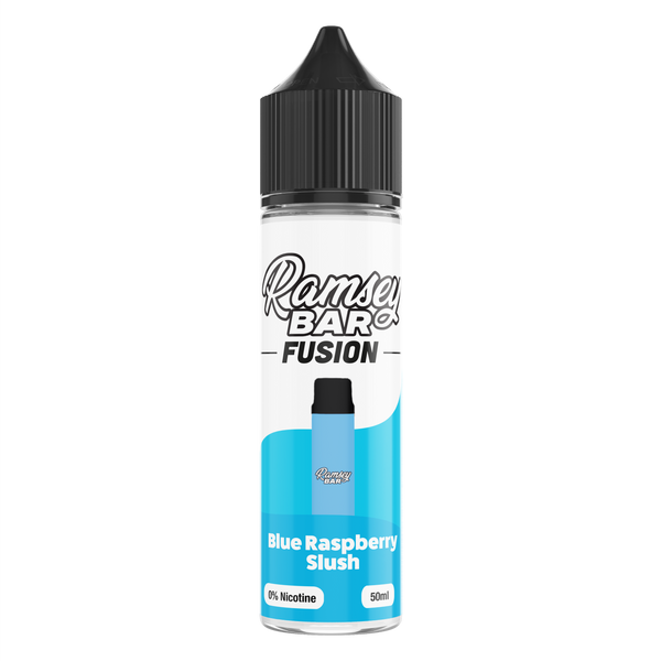 Ramsey Bar Fusion Blue Raspberry Slush 0mg 50ml Short Fill E-Liquid