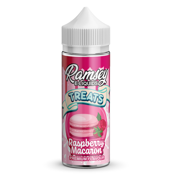 Ramsey E-Liquids Treats: Raspberry Macaroon 0mg 100ml Short Fill E-Liquid