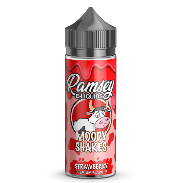 Ramsey E-Liquids Moody Shakes Strawberry 0mg 100ml Short Fill E-Liquid