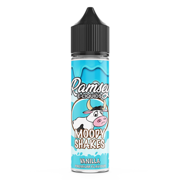 Ramsey E-Liquids Moody Shakes: Vanilla 0mg 50ml Short Fill E-Liquid