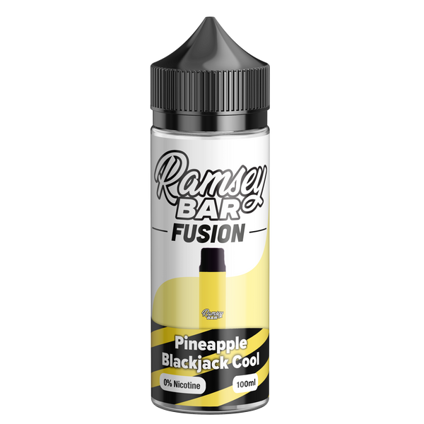 Ramsey Bar Fusion Pineapple Blackjack Cool 100ml Short Fill E-Liquid