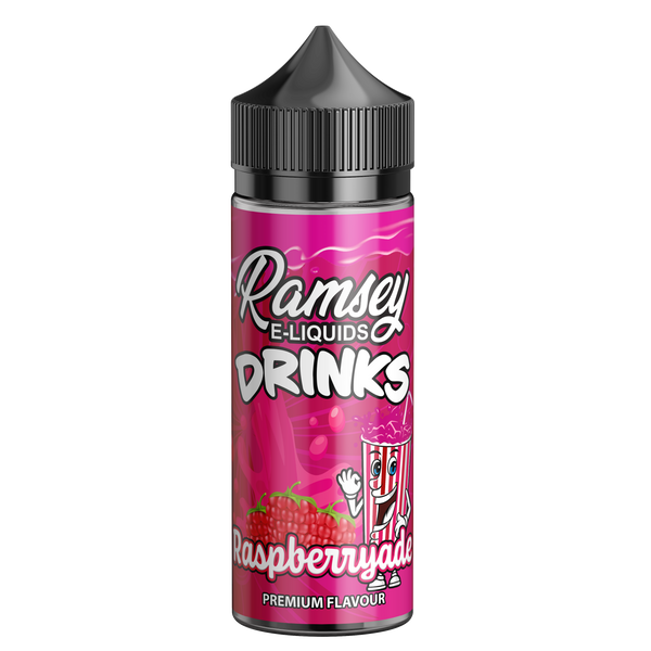 Ramsey E-Liquids Drinks Raspberryade 100ml Short Fill