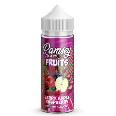 Ramsey E-Liquids Fruits: Berry Apple Raspberry 0mg 100ml Short Fill E-Liquid