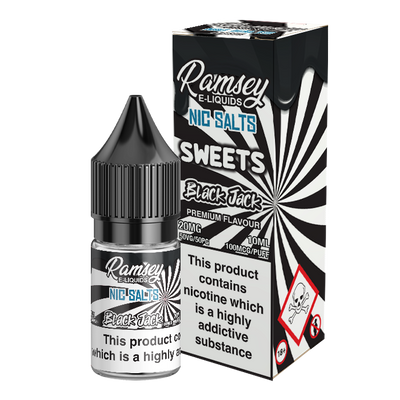 Ramsey E-Liquids Black Jack 10ml Nic Salt