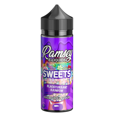 Blackcurrant Rainbow by Ramsey E-liquids 100ml Short Fill 0mg