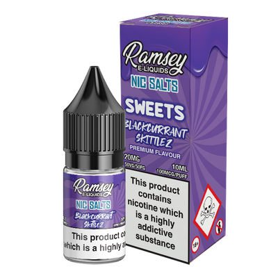 Ramsey E-Liquids Blackcurrant Skittlez 10ml Nic Salt