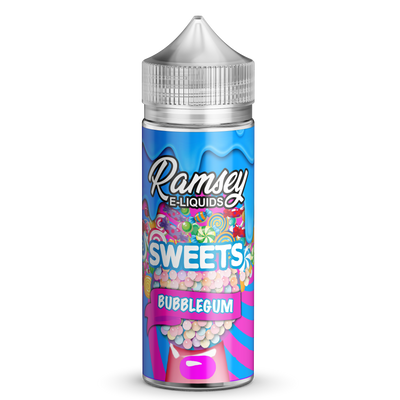 Ramsey E-Liquids Sweets: Bubblegum Sweet 0mg 100ml Short Fill E-Liquid