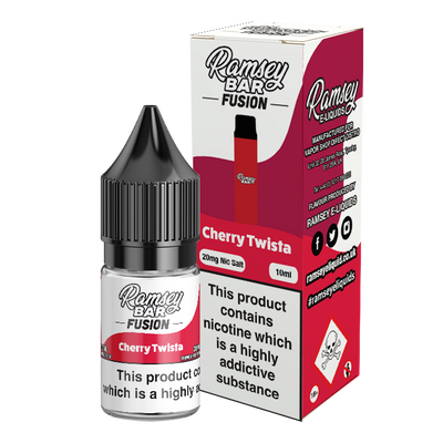 Ramsey Bar Fusion Cherry Twista 10ml Nic Salt