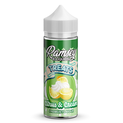 Ramsey E-Liquids Treats: Citrus & Cream 0mg 100ml Short Fill E-Liquid