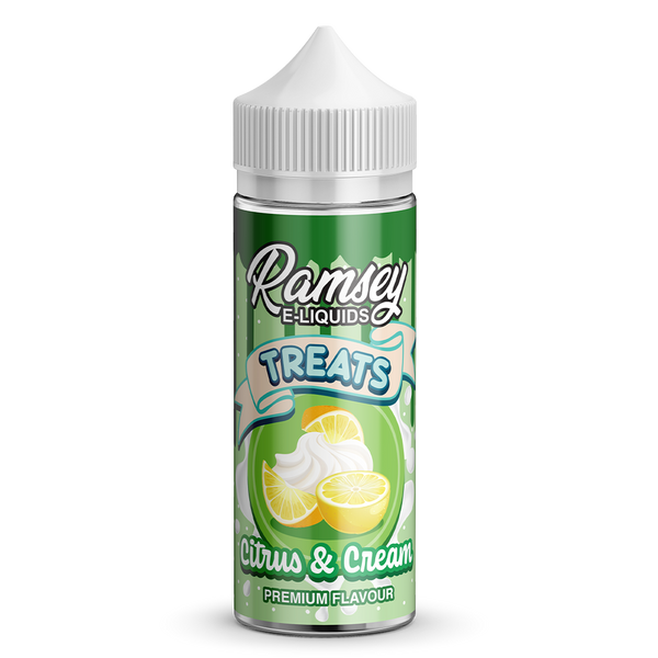 Ramsey E-Liquids Treats: Citrus & Cream 0mg 100ml Short Fill E-Liquid
