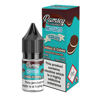 Ramsey E-Liquids Cookies & Creme 10ml Nic Salt