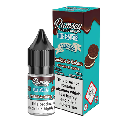 Ramsey E-Liquids Cookies & Creme 10ml Nic Salt