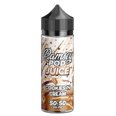 Ramsey Pod Juice Cookies 'N Cream 100ml Short Fill