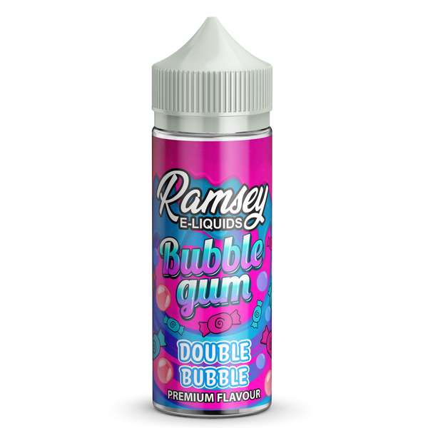 Ramsey E-Liquids Bubblegum: Double Bubble 0mg 100ml Short Fill E-Liquid