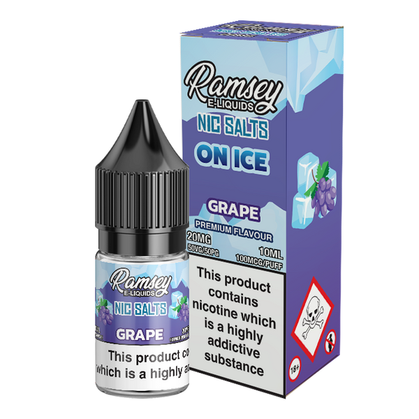 Ramsey E-Liquids Grape Ice 10ml Nic Salt