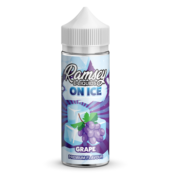 Ramsey E-Liquids On Ice: Grape 0mg 100ml Short Fill E-Liquid