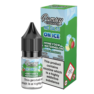 Ramsey E-Liquids Honeydew Watermelon Ice 10ml Nic Salt