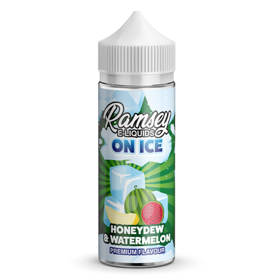 Ramsey E-Liquids On Ice: Honeydew & Watermelon 0mg 100ml Short Fill E-Liquid