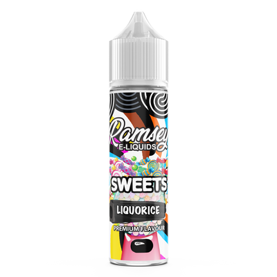 Ramsey E-Liquids Sweets: Licorice 0mg 50ml Short Fill E-Liquid