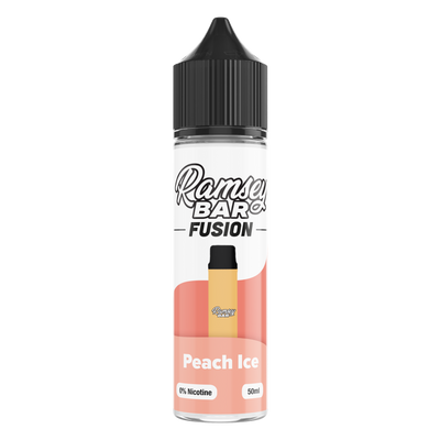 Ramsey Bar Fusion Peach Ice 50ml Short Fill E-Liquid