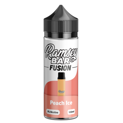 Ramsey Bar Fusion Peach Ice 100ml Short Fill E-Liquid