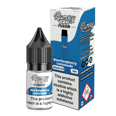 Ramsey E-Liquids Fusion: Blue Raspberry Lemonade 10ml Nic Salt – 10mg & 20mg – image 2