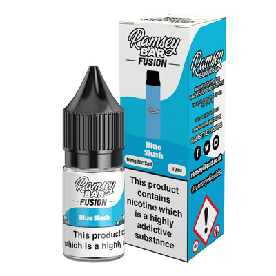 Ramsey E-Liquids Fusion: Blue Slush 10ml Nic Salt – 10mg & 20mg