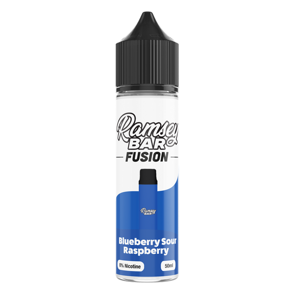 Ramsey Bar Fusion Blueberry Sour Raspberry 0mg 50ml Short Fill E-Liquid