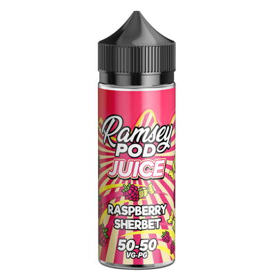 Ramsey Pod Juice Raspberry Sherbet 100ml Short Fill