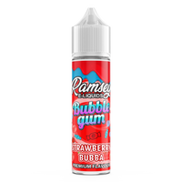 Ramsey E-Liquids Bubblegum: Strawberry Bubba 0mg 50ml Short Fill E-Liquid