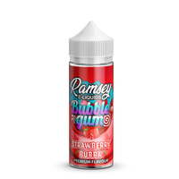 Ramsey E-Liquid Bubblegum: Strawberry Bubba 0mg 100ml Short Fill E-Liquid