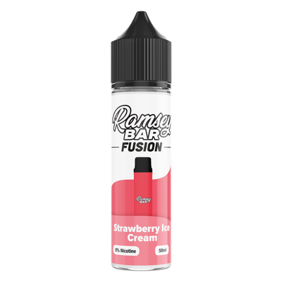 Ramsey Bar Fusion Strawberry Ice Cream 50ml Short Fill E-Liquid