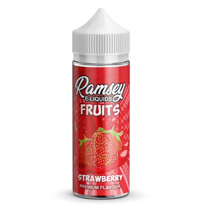 Ramsey E-Liquids Fruits: Strawberry 0mg 100ml Short Fill E-Liquid