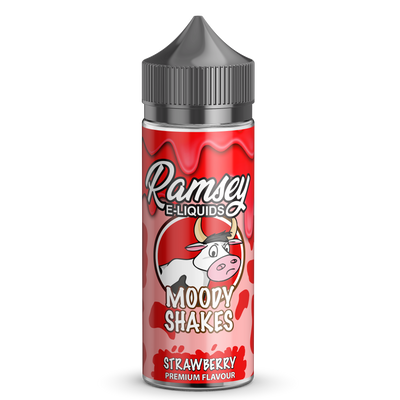 Ramsey E-Liquids Moody Shakes Strawberry 0mg 100ml Short Fill E-Liquid