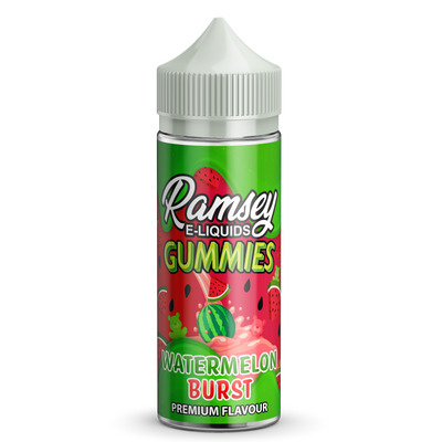 Watermelon Burst E-Liquid by Ramsey E-Liquids - Short Fills UK